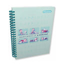 Cuaderno de resorte personaje mujer 175 hojas Primavera