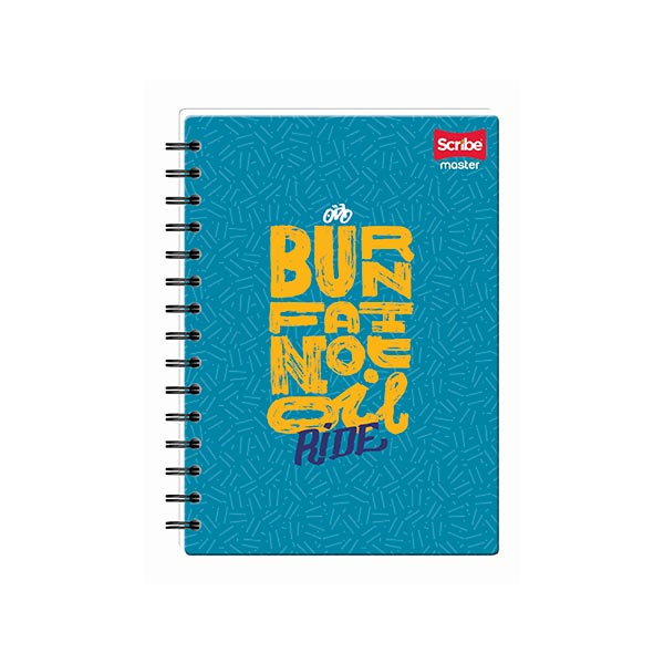 Cuaderno espiral doble tapa dura rayado 100 hojas