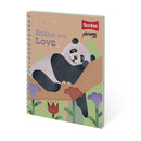 Cuaderno doble espiral 100 hojas