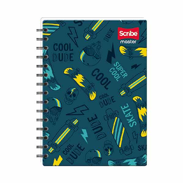 Cuaderno espiral doble pequeño rayado 100 hojas Ma