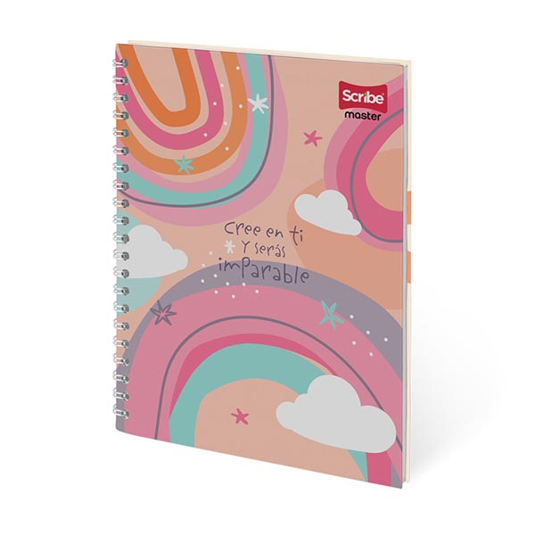 Cuaderno doble espiral 100 hojas