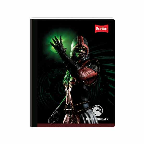 Cuaderno cosido grande rayado 100 hojas Mortal K S