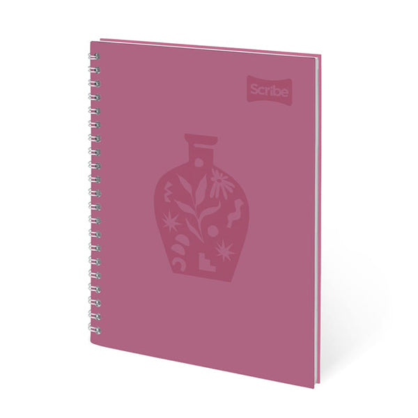 Cuaderno doble espiral 80 hojas tapa dura