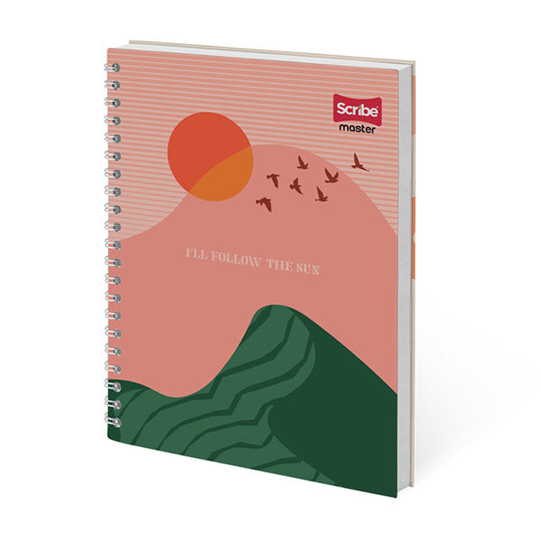 Cuaderno doble espiral grande 7mm 100 hojas