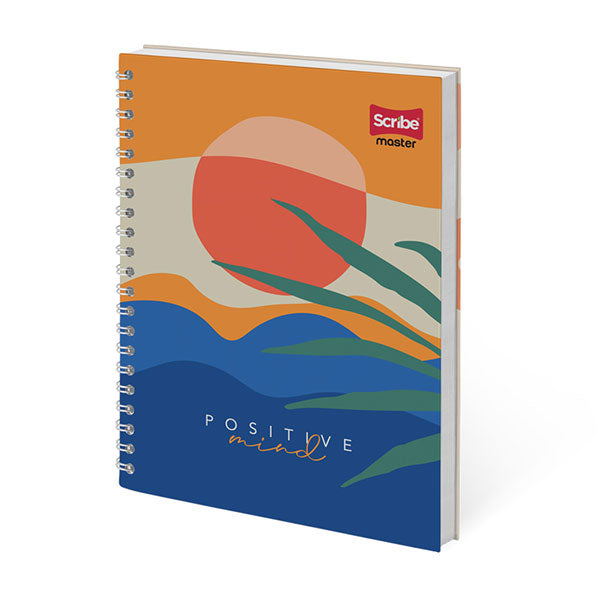 Cuaderno doble espiral 200 hojas