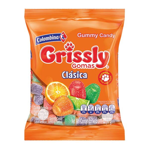 Gomitas grissly clásica Colombina.