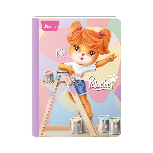 Cuaderno cosido grande 100 hojas Peluche Norma