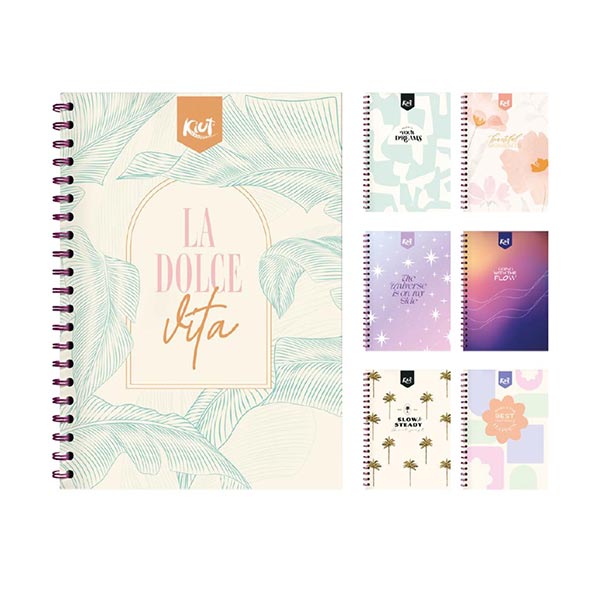 Cuaderno espiral grande 160 hojas