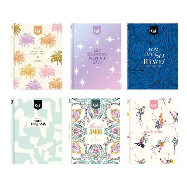 Cuaderno cosido mediano 100 hojas