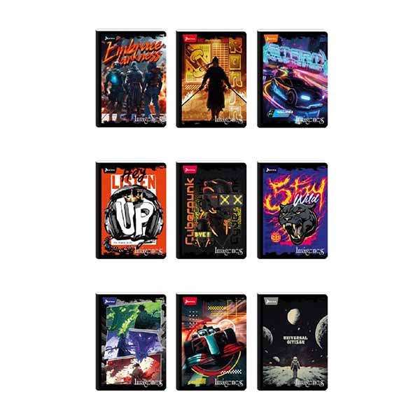 Cuaderno espiral grande 100 hojas