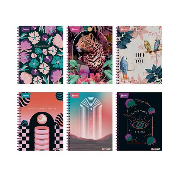 Cuaderno espiral grande 100 hojas