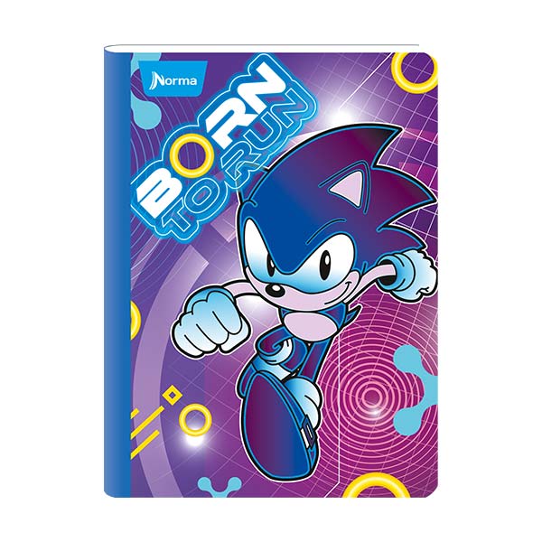 Cuaderno cosido grande Sonic IB 100 hojas Norma