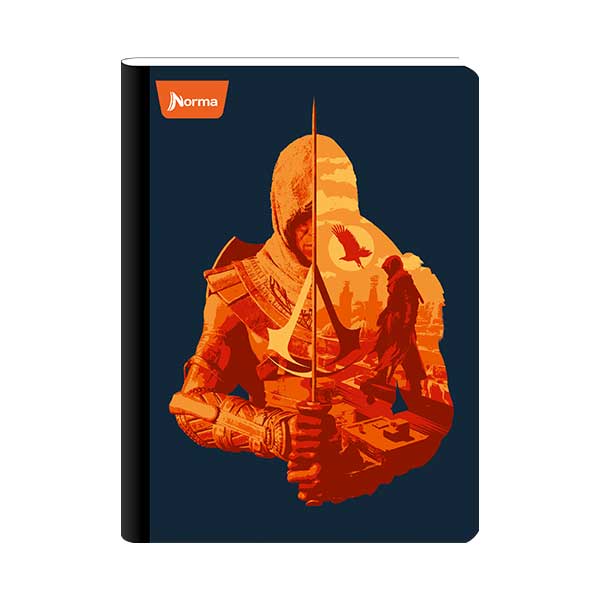 Cuaderno cosido grande Assassins Credd 100 hojas Norma