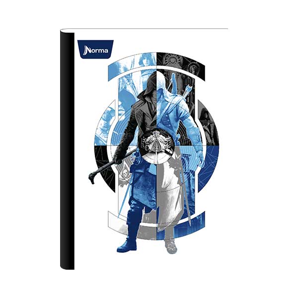 Cuaderno cosido grande Assassins Credd 100 hojas Norma