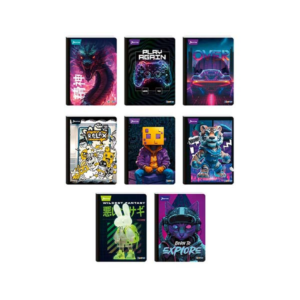 Cuaderno cosido grande 100 hojas