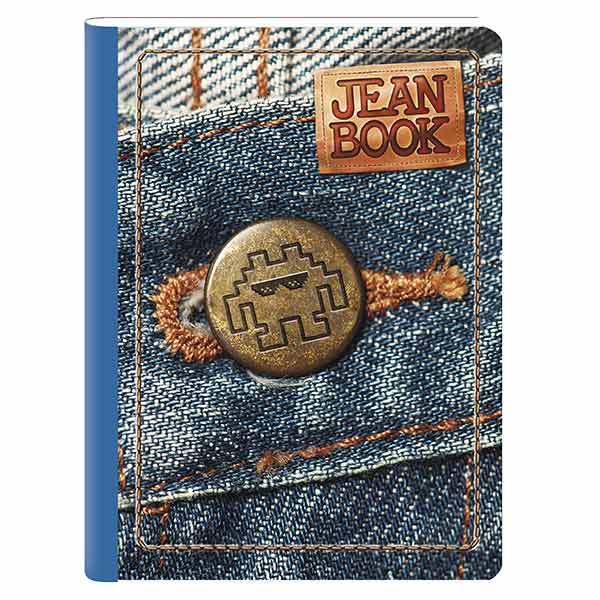 Cuaderno Cosido Jean Book 100 hojas.
