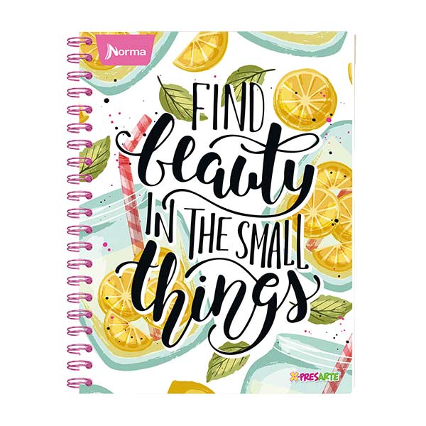 Cuaderno argollado DO Xpresarte 80 hojas.