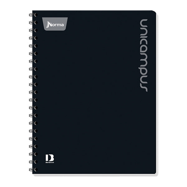 Cuaderno resorte DO Unicampus 100 hojas.