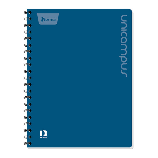 Cuaderno resorte DO Unicampus 100 hojas.