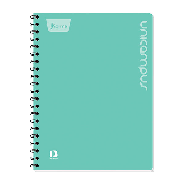 Cuaderno resorte DO Unicampus 100 hojas.