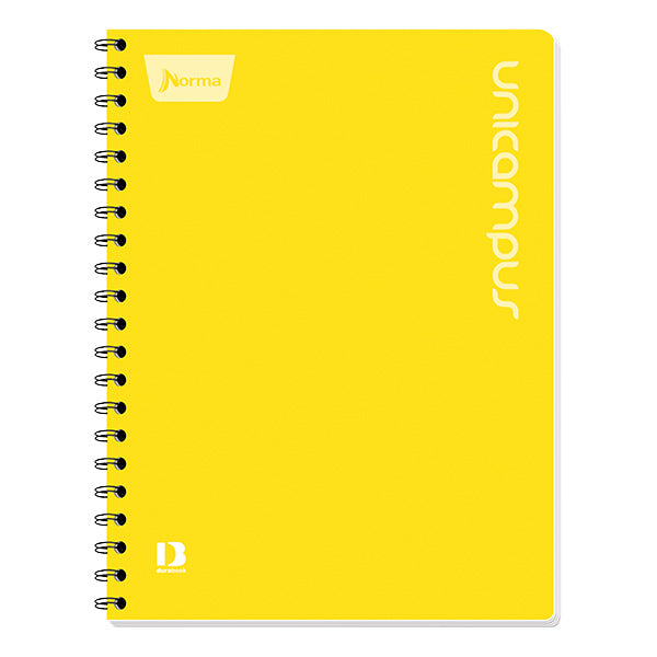 Cuaderno resorte DO Unicampus 100 hojas.