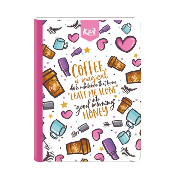 Cuaderno cosido grande Kiut 100 hojas.