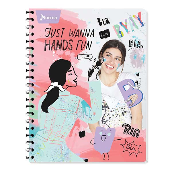 Cuaderno resorte DO Bia 100 hojas.