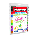 Marcador gráfico colores sólidos 8 unidades