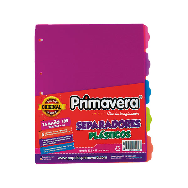 Separador plástico 5 unidades Muejr 337_850 Primav