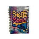 Cuaderno espiral media carta 100 hojas, portada ta