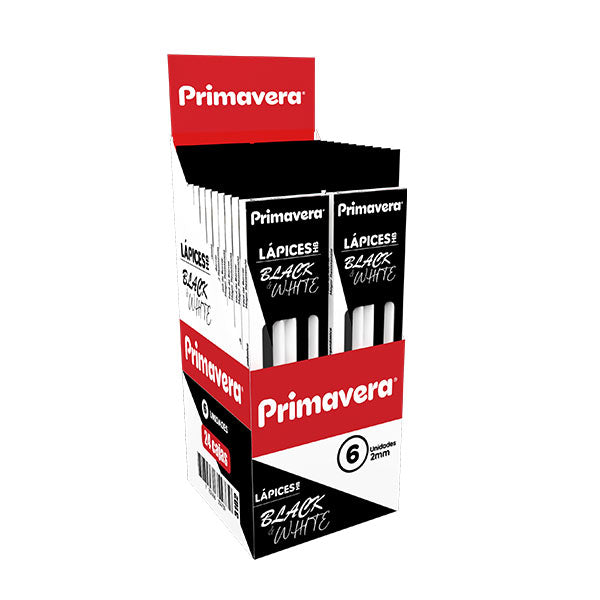 Lápiz de grafito triangular 6 unidades