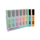 Resaltador 5.5mm Pastel 6 unidades Primavera.