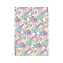 Cartulina 50x70 estampada metal Flores Primavera.