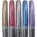 Marcador permanente metalizado 5 unidades