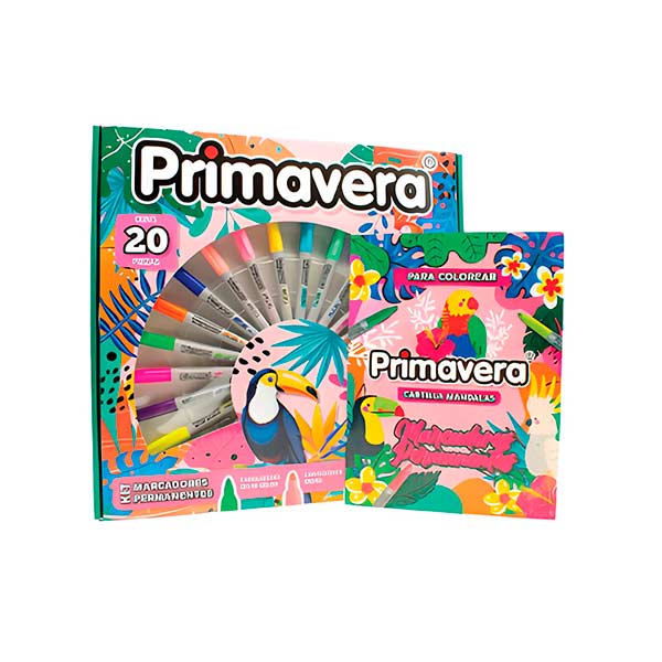 Marcador en set 20 unidades + cartilla