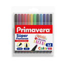 Marcadores super plumón 3.5mm 12 unidades Primavera