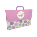 Maletín plástico 13 bolsillos oficio flower power