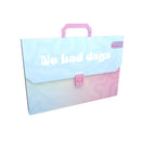 Maletín plástico 13 bolsillos oficio flower power