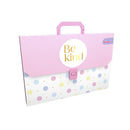 Maletín plástico 13 bolsillos oficio flower power