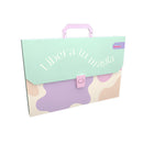 Maletín plástico 13 bolsillos oficio flower power