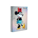 Cuaderno de resorte 5 materias Rayas Primavera.