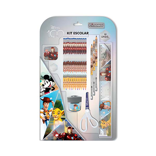 Set uso escolar Disney para niña Primavera.