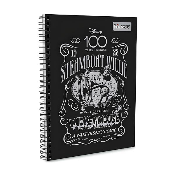 Cuaderno de resorte 80 hojas Disney Primavera.