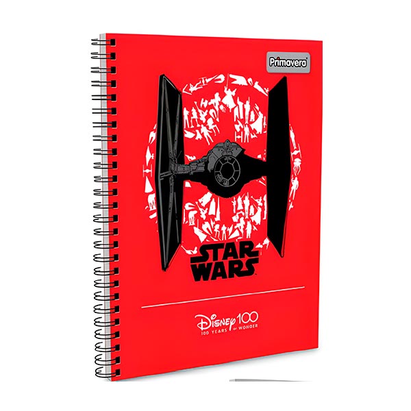 Cuaderno de resorte 80 hojas Disney Primavera.