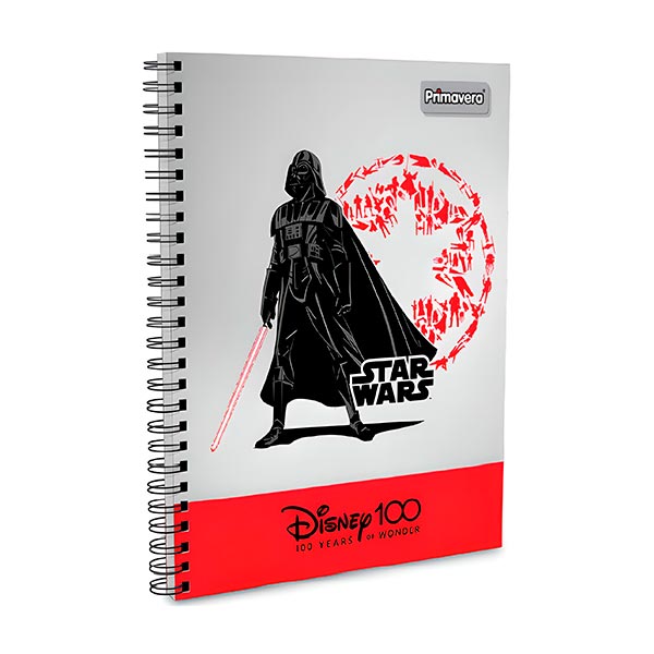 Cuaderno de resorte 80 hojas Disney Primavera.