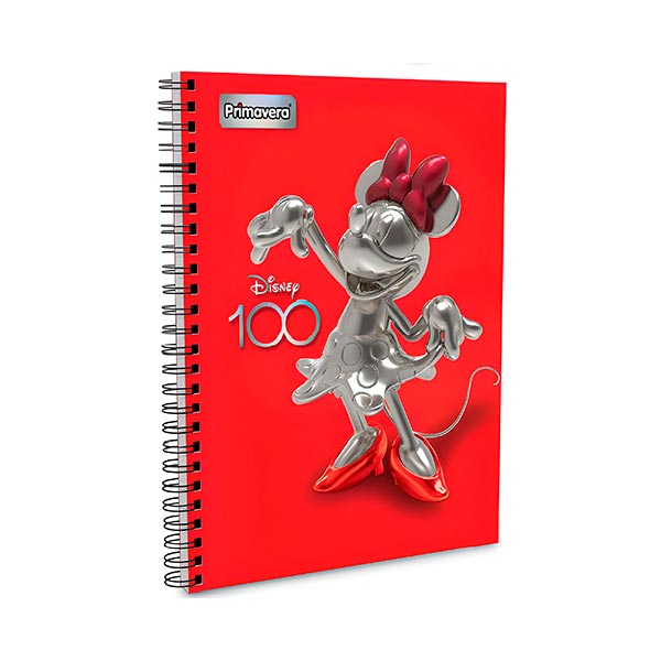 Cuaderno de resorte 80 hojas Disney Primavera.