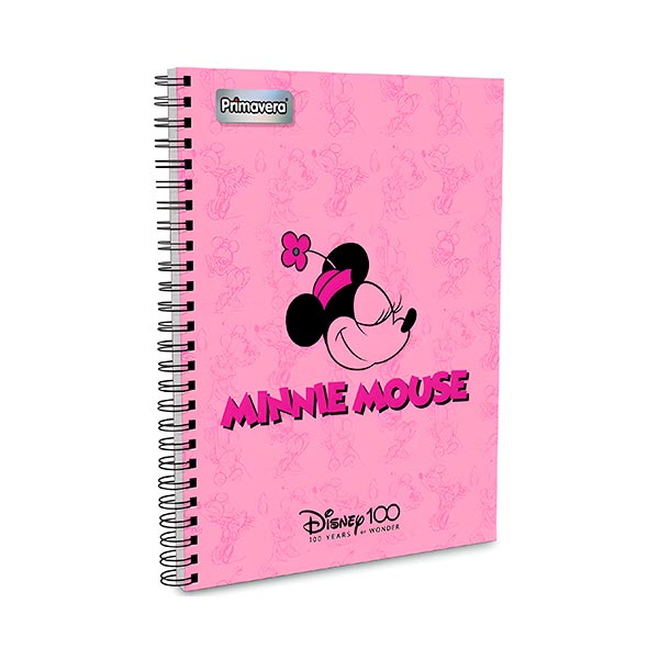 Cuaderno de resorte 80 hojas Disney Primavera.