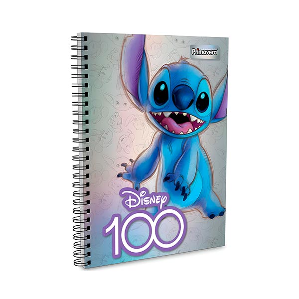 Cuaderno de resorte 80 hojas Disney Primavera.