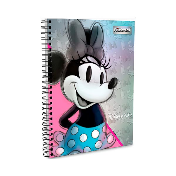 Cuaderno de resorte 80 hojas Disney Primavera.