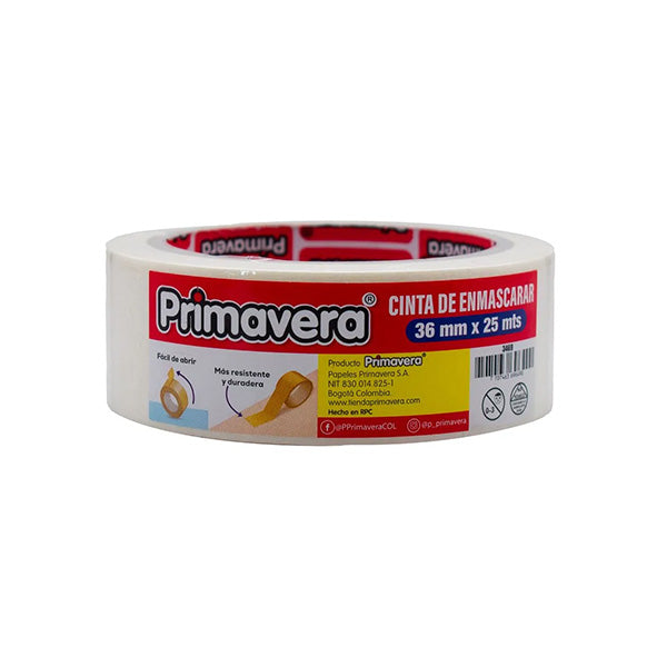 Cinta masking 36 milímetros x 25 metros Primavera
